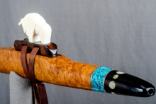 Brown Mallee Burl Native American Flute, Minor, Mid A-4, #N21J (3)